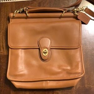 Coach Leather Willis Shoulder Bag Crossbody 9927